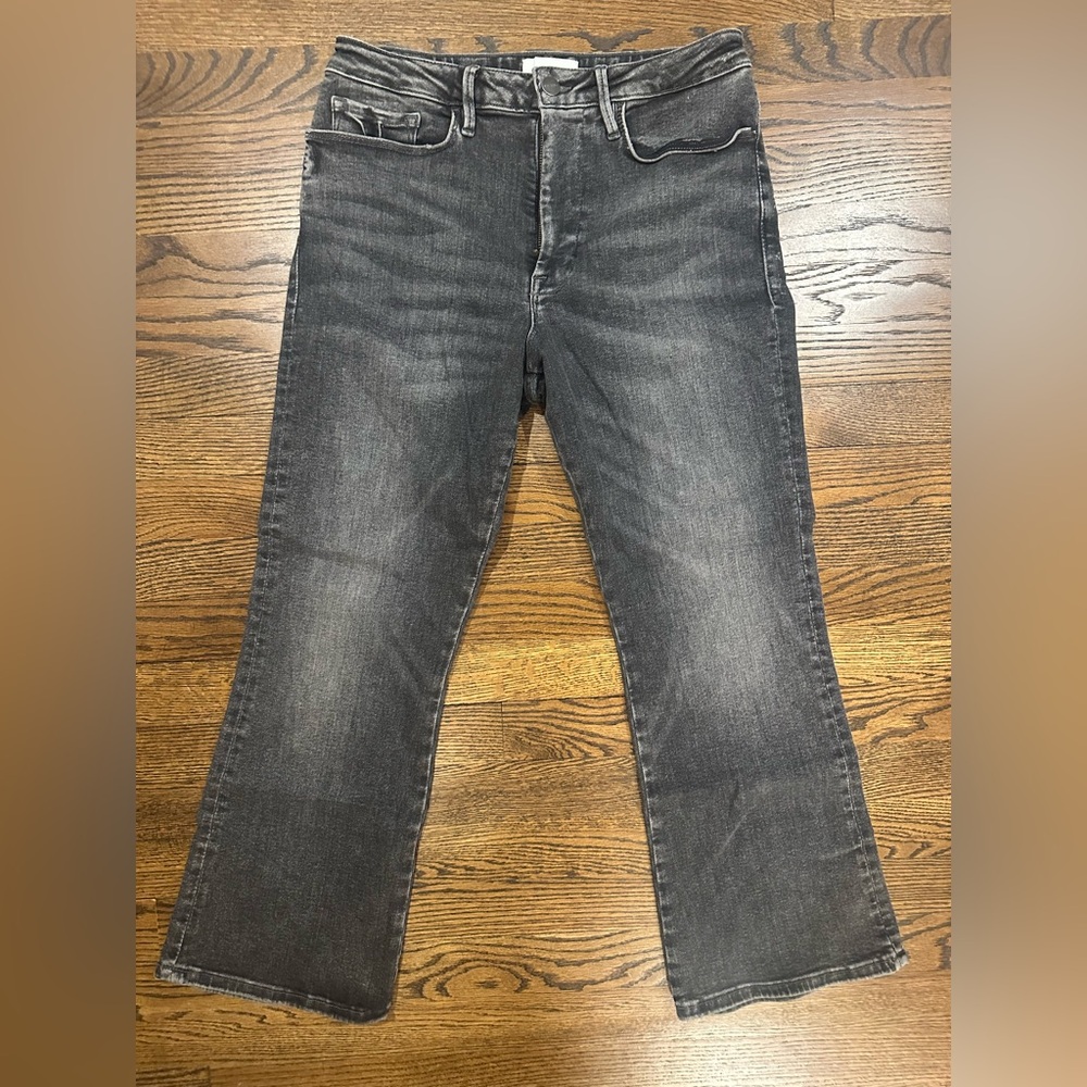 FRAME Le One Crop Mini Boot Size 2